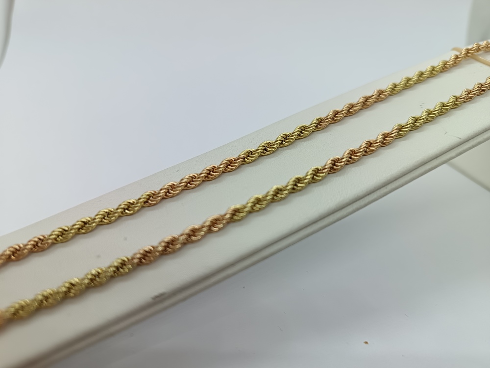 ЦЛВР585 ЦЕПЬ ПОЛНОВЕСНАЯ Веревка (Au 585)