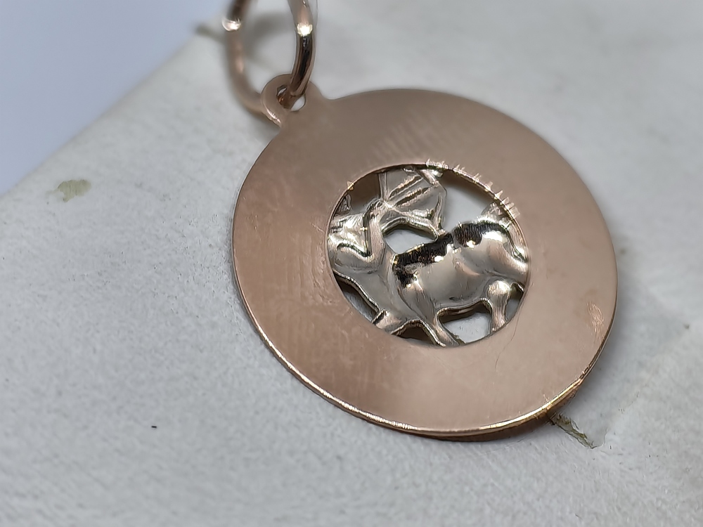 ПОДВЕСКА ЗНАК ЗОДИАКА СТРЕЛЕЦ (Au 585)