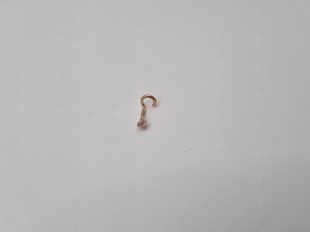 ПИРСИНГ С КАМНЕМ (Au 585)