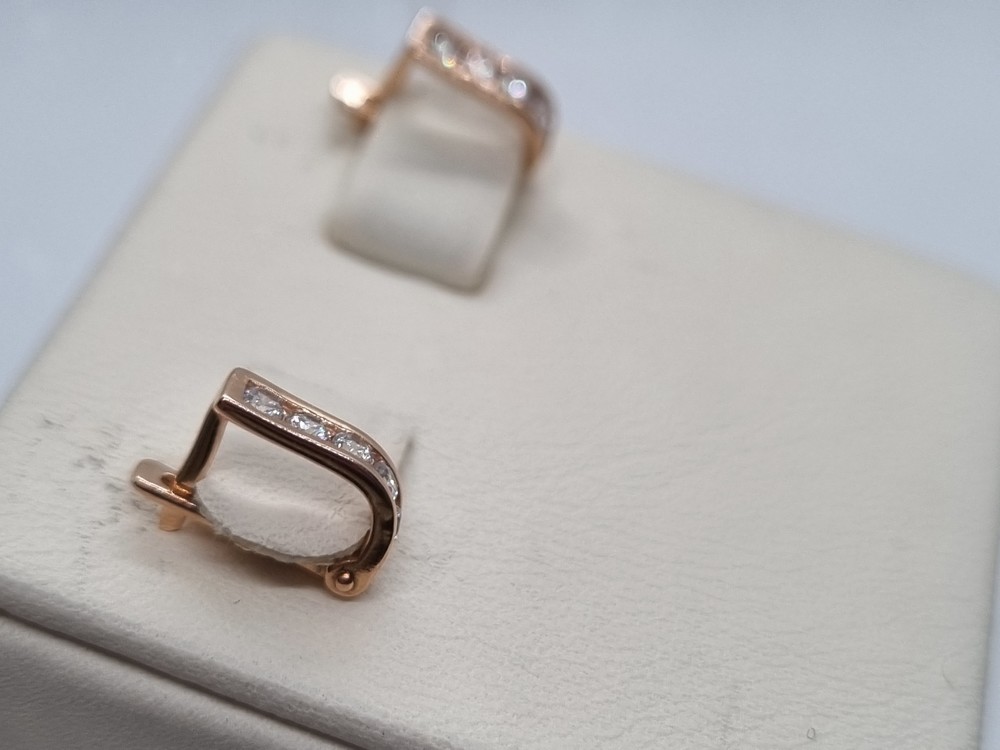 СЕРЬГИ С КАМНЯМИ (Au 585)