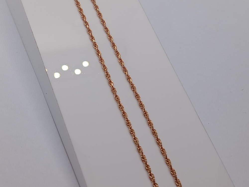 ЦЕПЬ ПОЛНОВЕСНАЯ Веревка (Au 585)