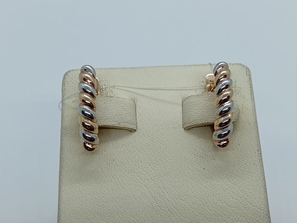 СЕРЬГИ БЕЗ КАМНЯ (Au 585)