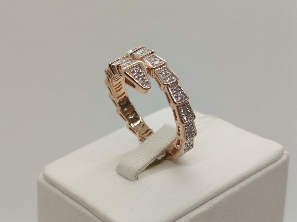 КОЛЬЦО С КАМНЯМИ (Au 585)