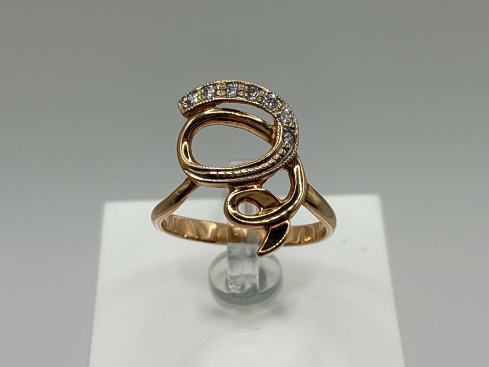 КОЛКМИ585 КОЛЬЦО С КАМНЯМИ (Au 585)