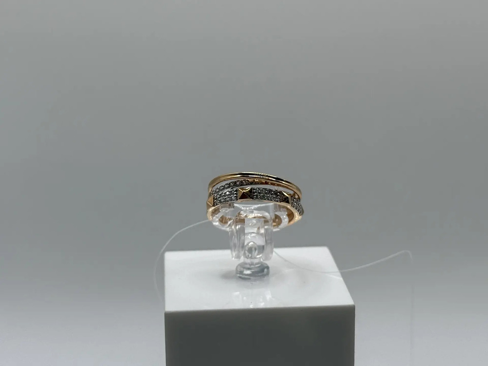 1105357 КОЛЬЦО С КАМНЯМИ (Au 585)