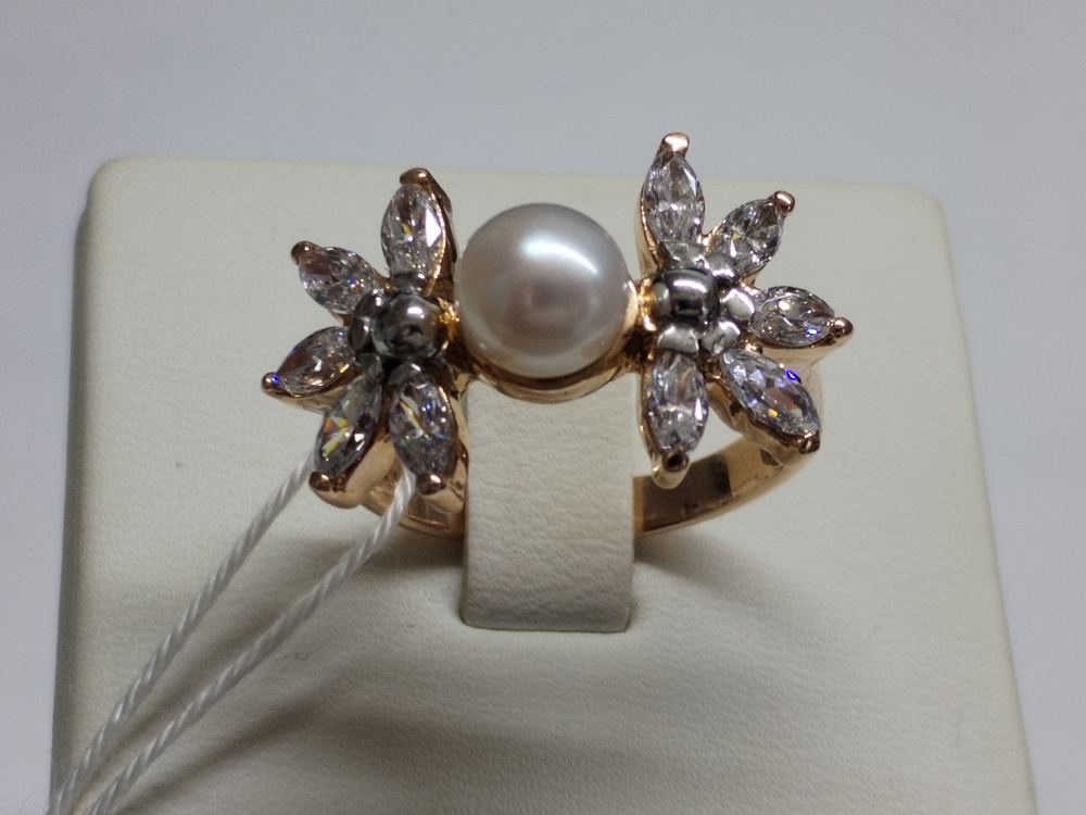 КОЛКМИ585 КОЛЬЦО С КАМНЯМИ (Au 585)