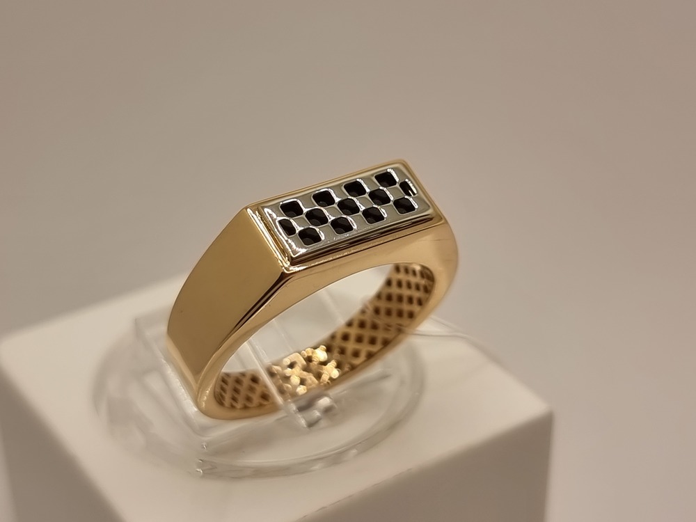 КОЛЬЦО ПЕЧАТКА с камнем (Au 585)