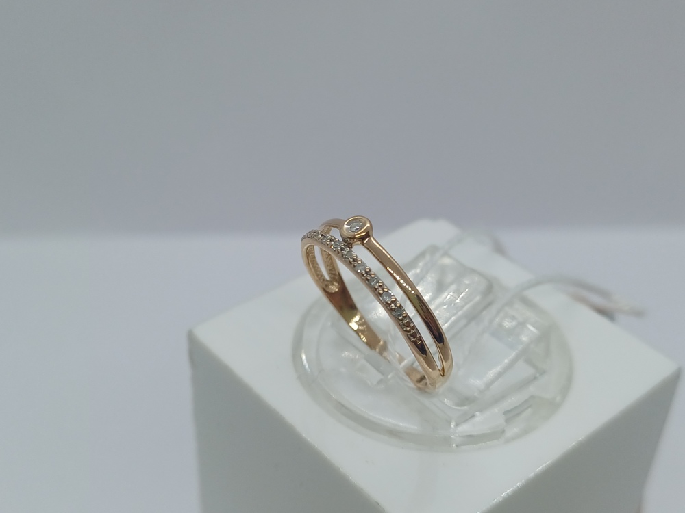 КОЛЬЦО БРИЛЛИАНТ Au 585