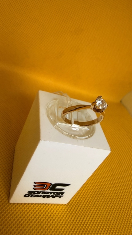 КОЛКМ585 КОЛЬЦО С КАМНЕМ (Au 585)