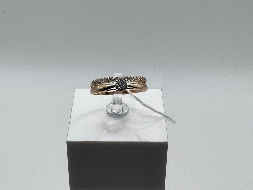 КОЛКМИ585 КОЛЬЦО С КАМНЯМИ (Au 585)