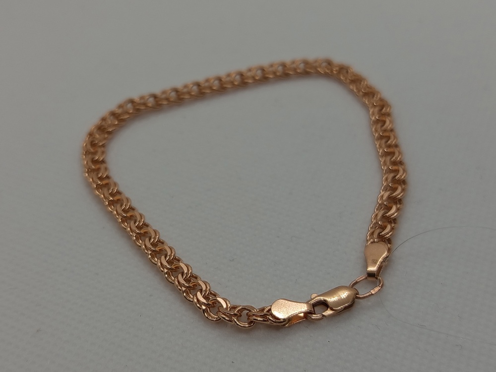 7080200-21 БРАСЛЕТ ПОЛНОВЕСНЫЙ Бисмарк (Au 585)