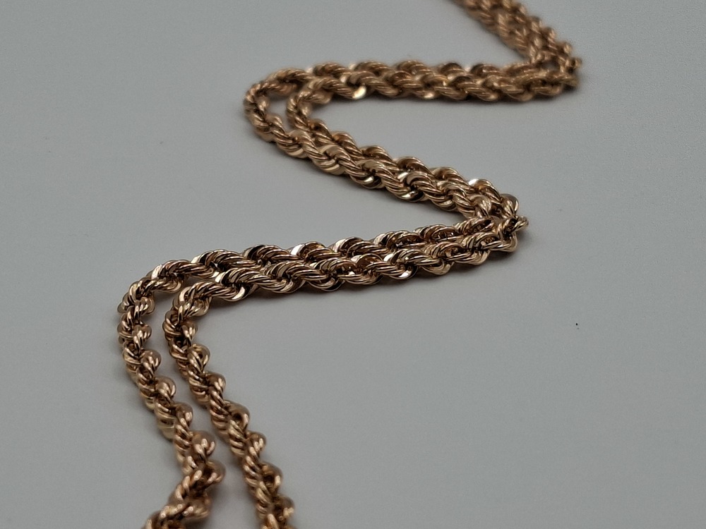 ЦЛВР585 ЦЕПЬ ПОЛНОВЕСНАЯ Веревка (Au 585)