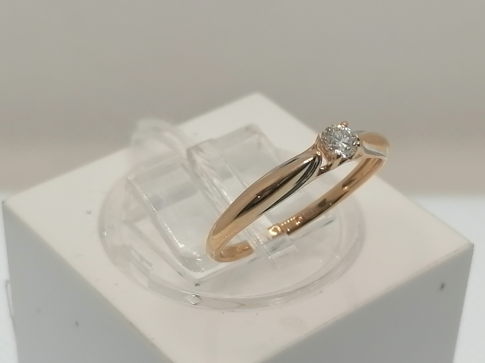 КОЛЬЦО БРИЛЛИАНТ Au 585