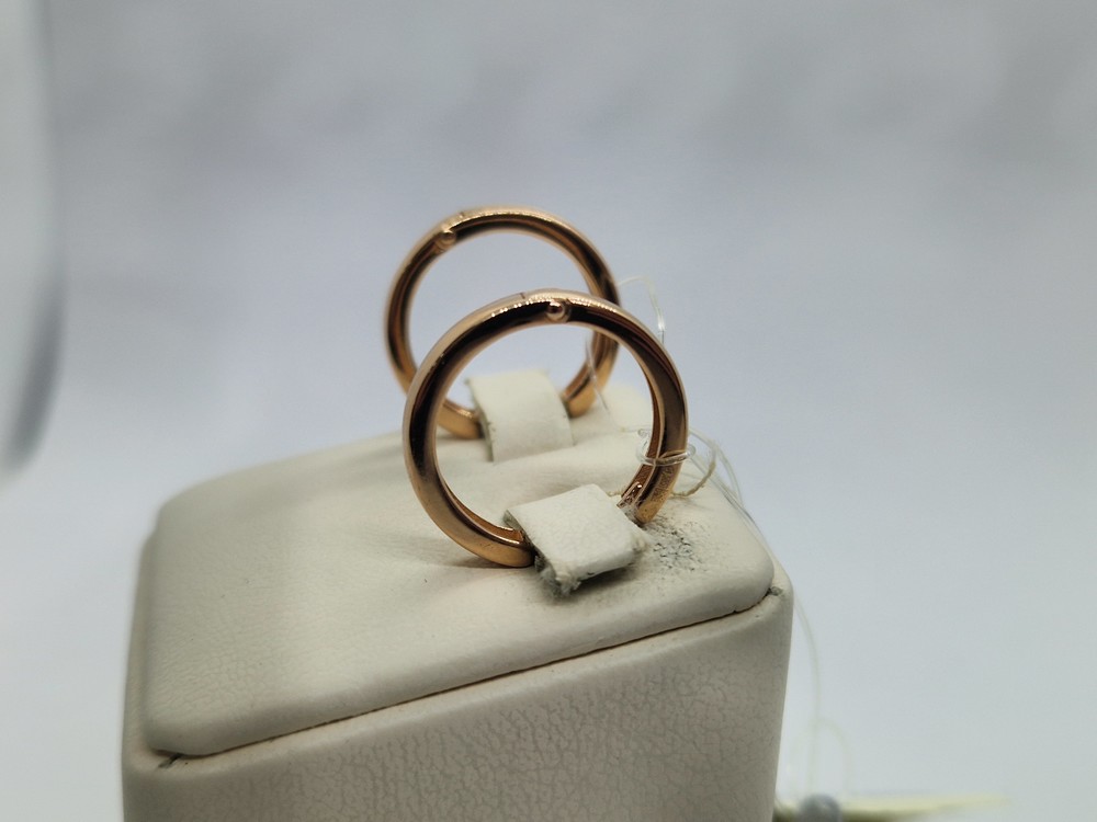 СЕРЬГИ БЕЗ КАМНЯ (Au 585)