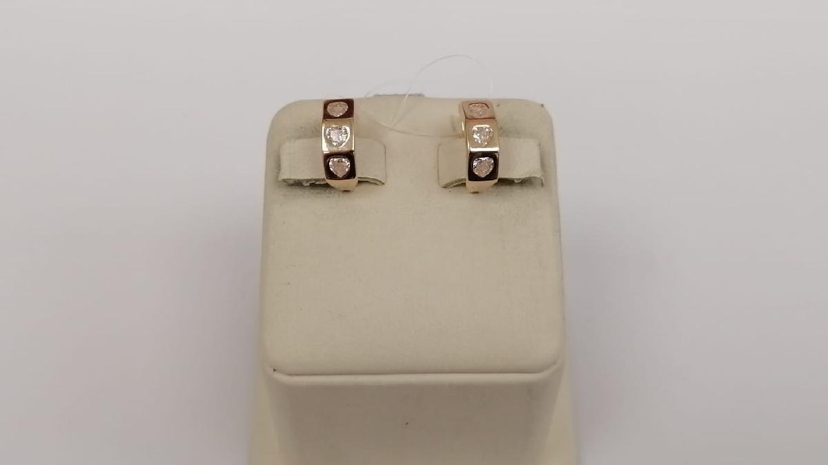 СЕРЬГИ С КАМНЯМИ (Au 585)