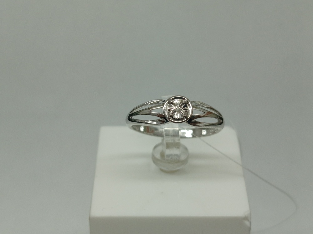 КОЛЬЦО БРИЛЛИАНТ (Ag 925)