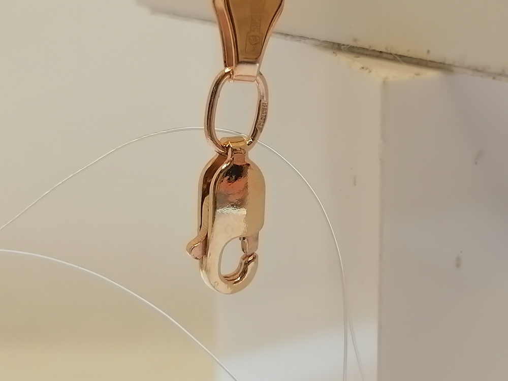 7080270П-16 БРАСЛЕТ ПУСТОТЕЛЫЙ Лав (Au 585)