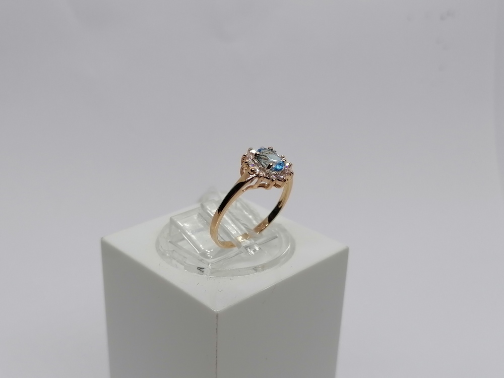 КОЛКМИ585 КОЛЬЦО С КАМНЯМИ (Au 585)