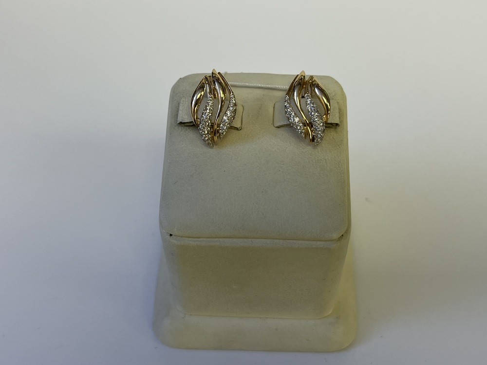 СЕРЬГИ С КАМНЯМИ (Au 585)