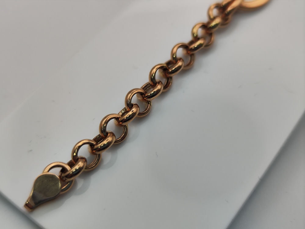 БРАСЛЕТ ПУСТОТЕЛЫЙ Фантазия (Au 585)