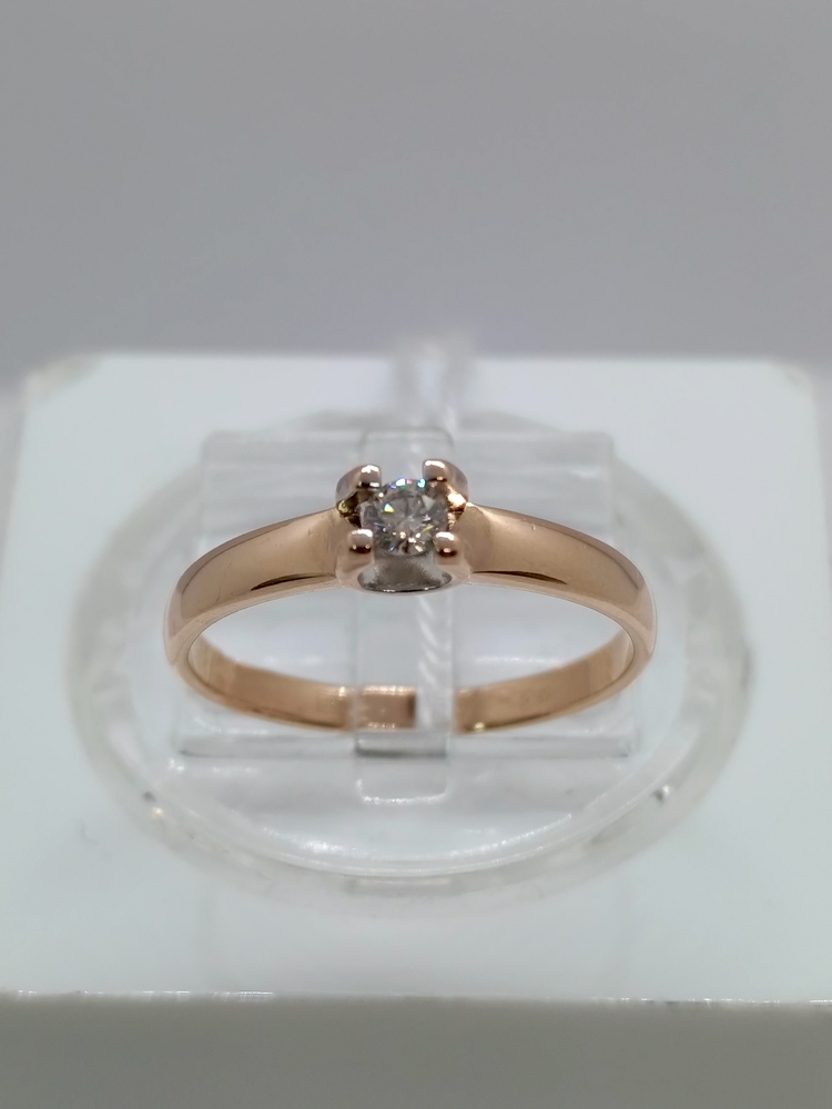 КОЛЬЦО БРИЛЛИАНТ Au 585