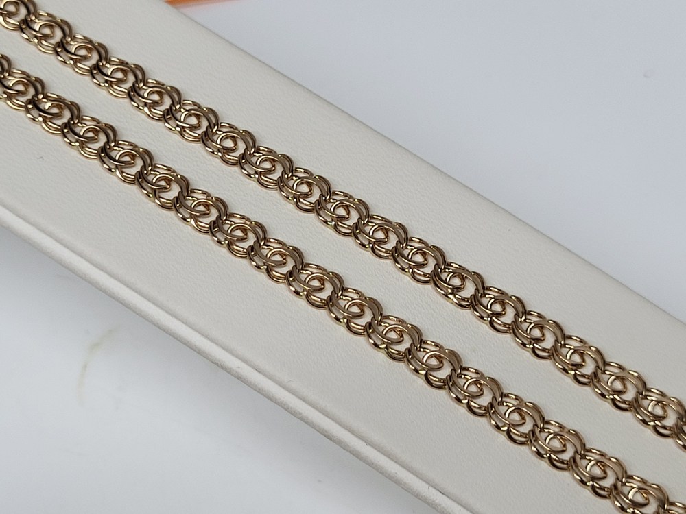 ЦЕПЬ ПОЛНОВЕСНАЯ Бисмарк (Au 585)