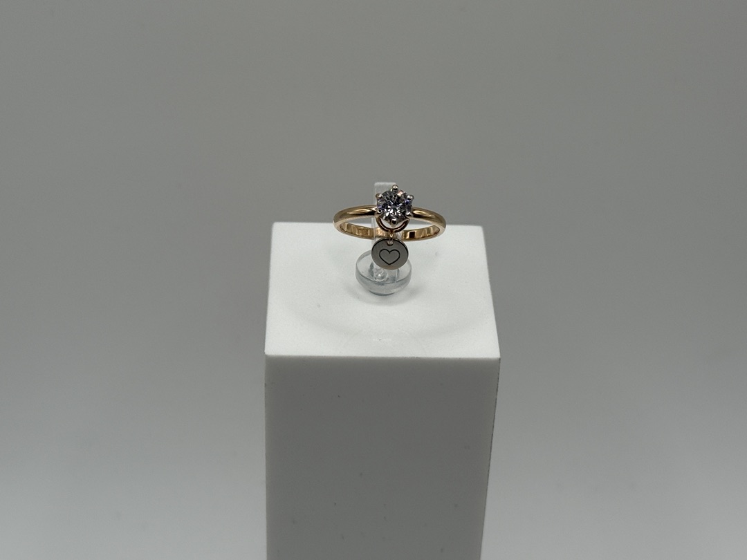 КОЛКМ585 КОЛЬЦО С КАМНЕМ (Au 585)