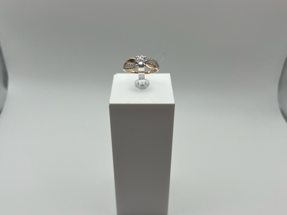 КОЛЬЦО С КАМНЯМИ (Au 585)