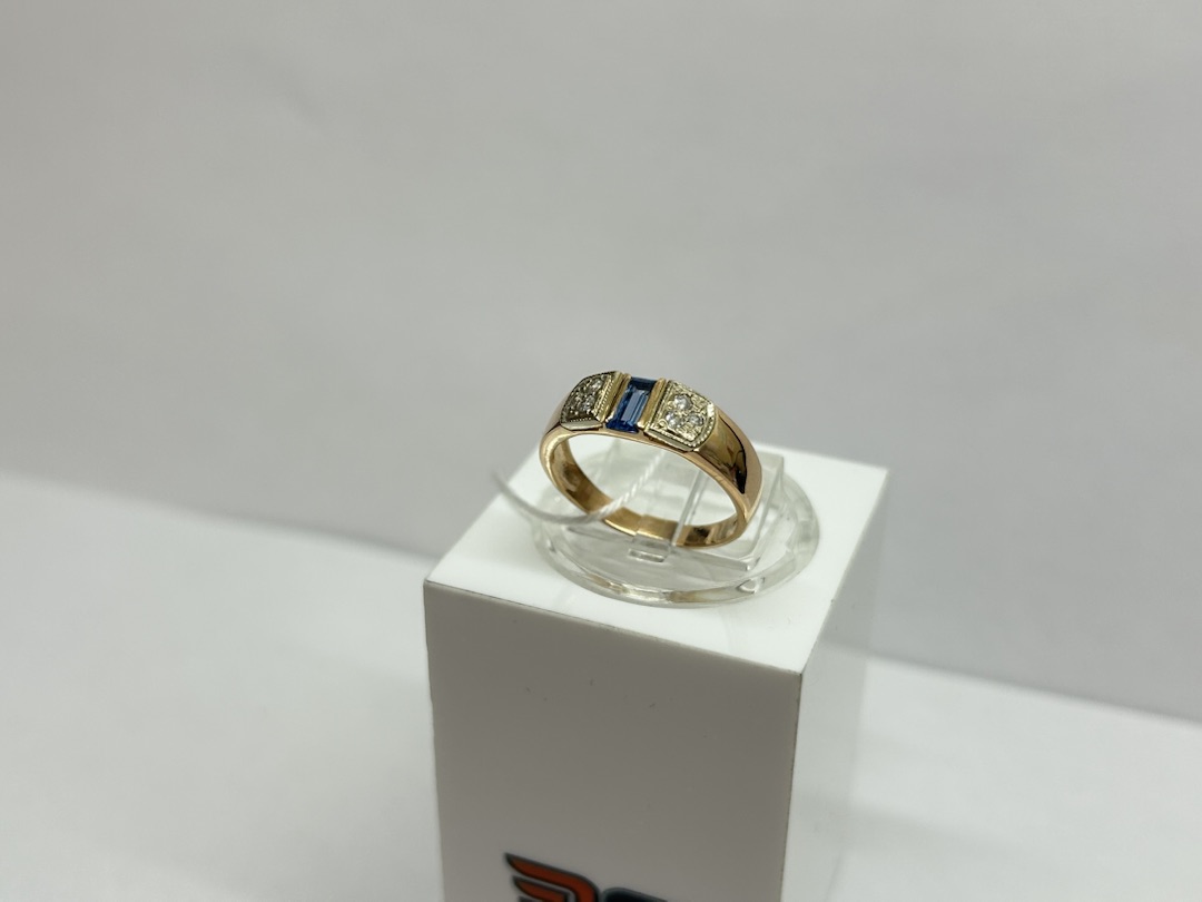КОЛКМИ585 КОЛЬЦО С КАМНЯМИ (Au 585)