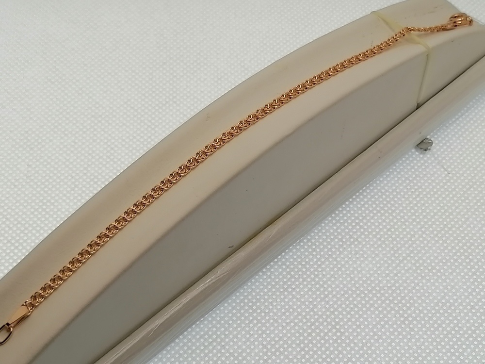 7040200-16 БРАСЛЕТ ПОЛНОВЕСНЫЙ Бисмарк (Au 585)