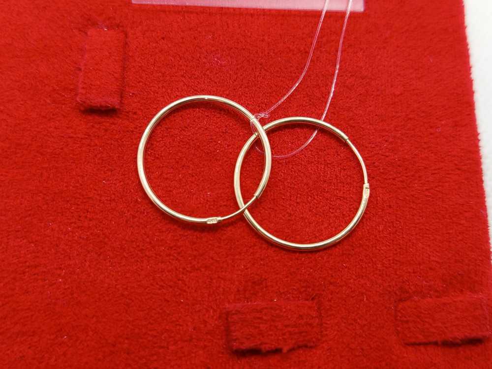 СЕРЬГИ КОНГО без камня (Au 585)