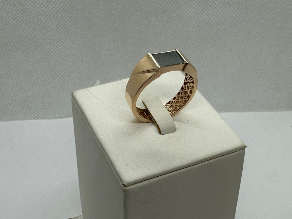 КОЛЬЦО ПЕЧАТКА с камнем (Au 585)