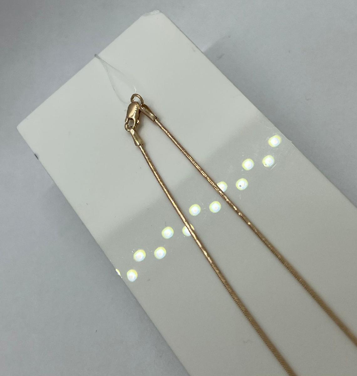 ЦЕПЬ ПОЛНОВЕСНАЯ Жгут(снейк) (Au 585)