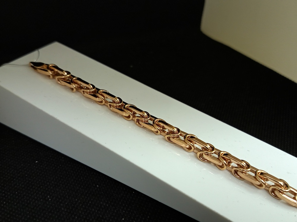 БРАСЛЕТ ПОЛНОВЕСНЫЙ Московский бит (Au 585)