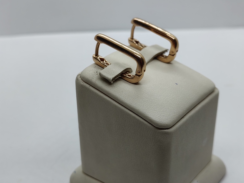 СЕРЬГИ БЕЗ КАМНЯ (Au 585)