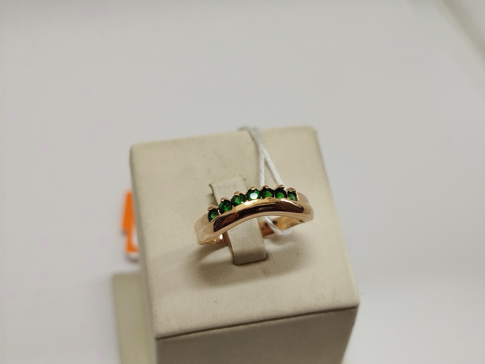 КОЛКМИ585 КОЛЬЦО С КАМНЯМИ (Au 585)