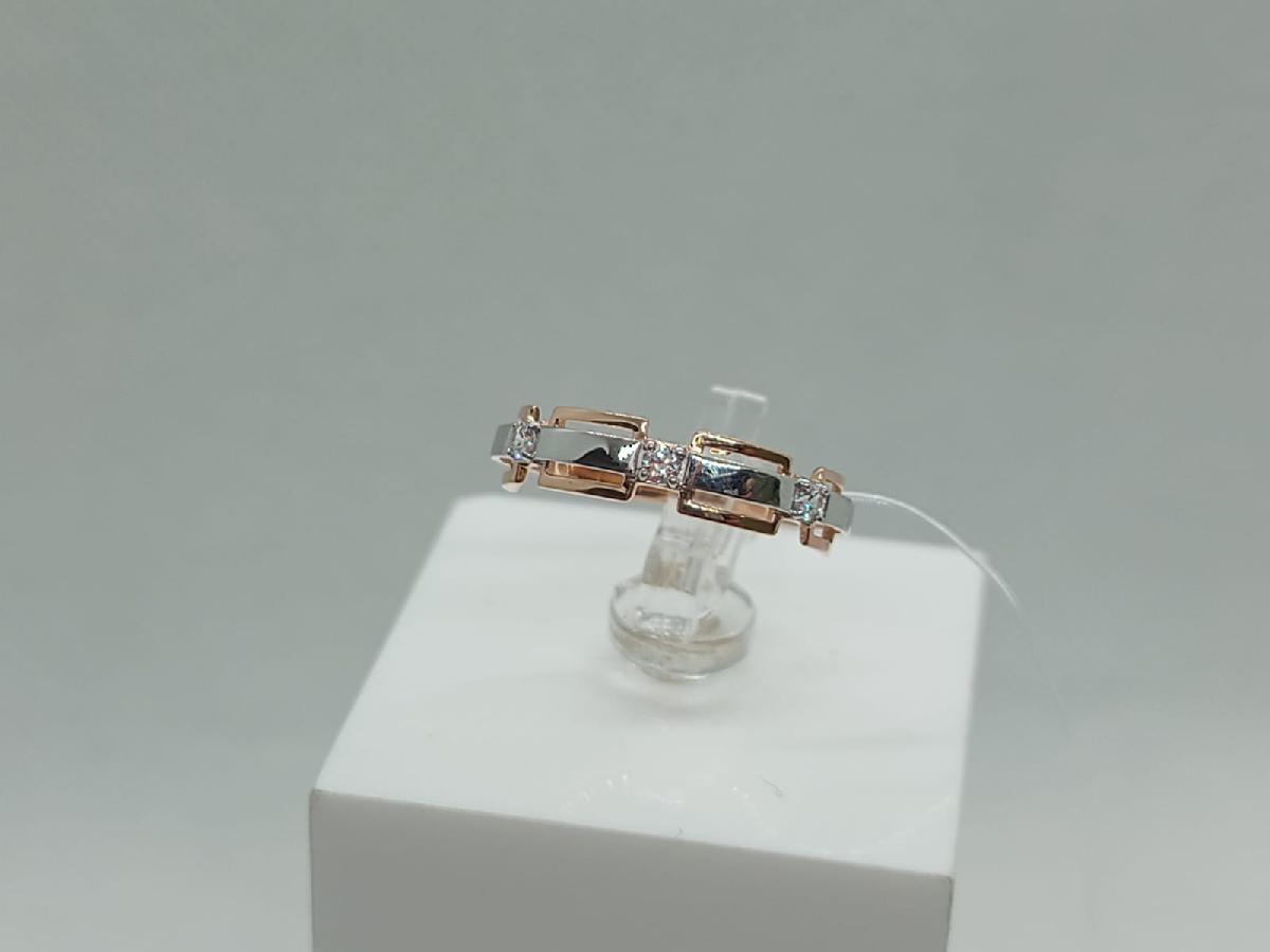 КОЛЬЦО С КАМНЯМИ (Au 585)