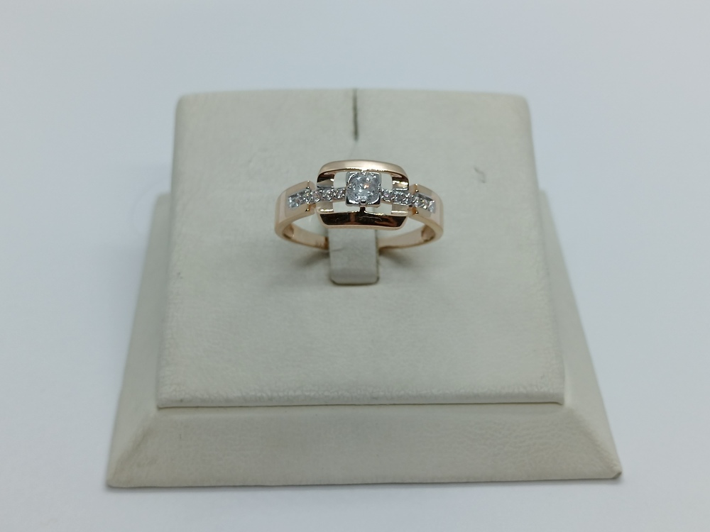 КОЛЬЦО С КАММНЯМИ (Au 585)