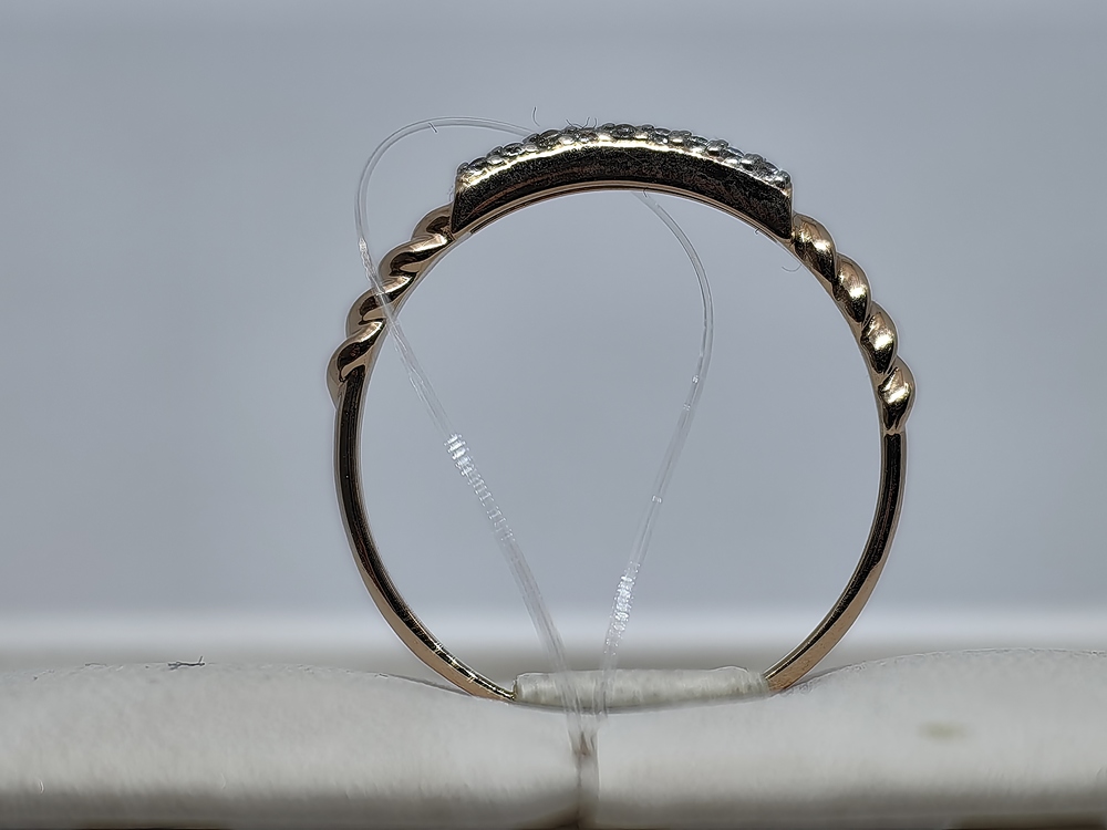 КОЛЬЦО С КАМНЯМИ (Au 585)