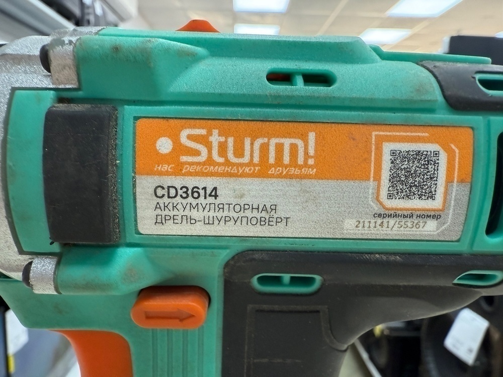 Шуруповерт Sturm! CD3614