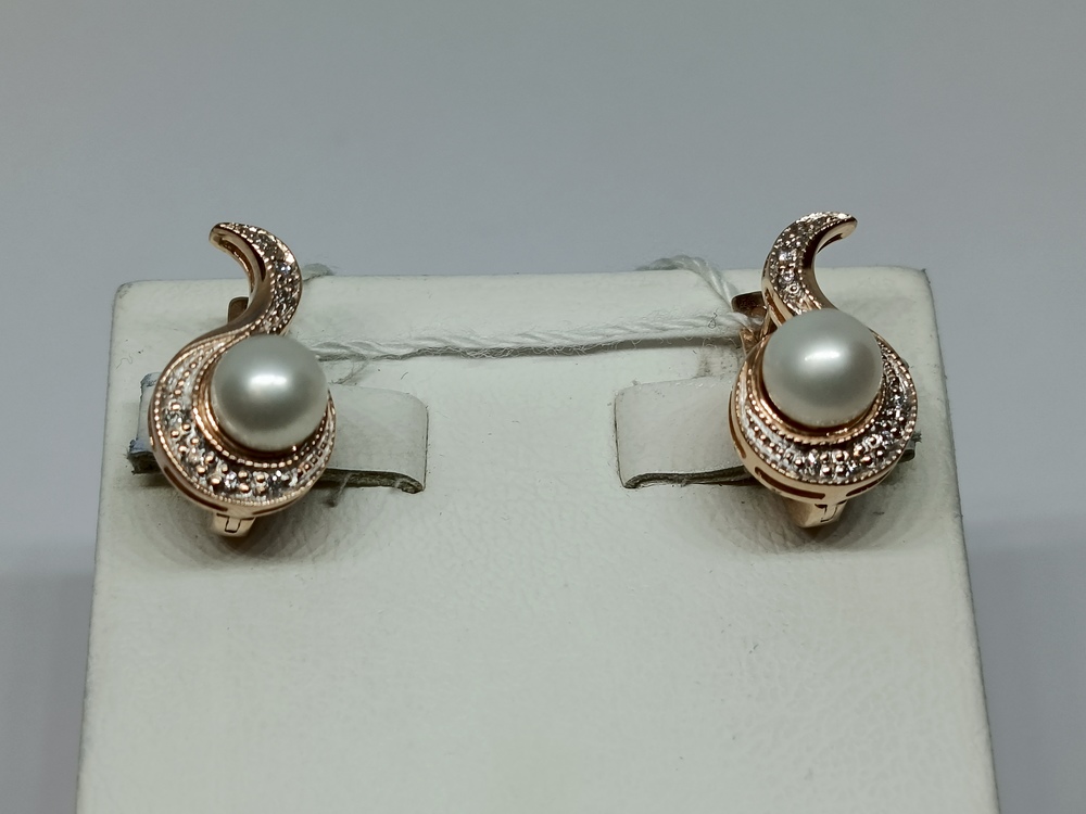 СЕРЬГИ С КАМНЯМИ (Au 585)