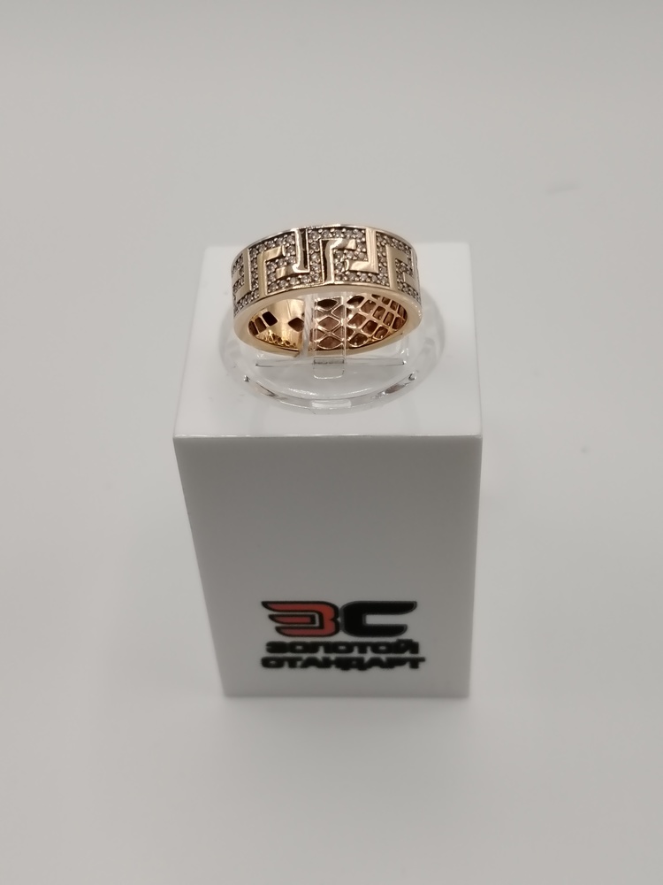 КОЛКМИ585 КОЛЬЦО С КАМНЯМИ (Au 585)