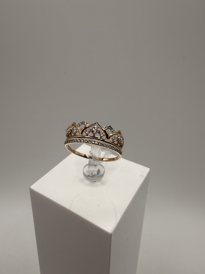 КОЛКМИ585 КОЛЬЦО С КАМНЯМИ (Au 585)