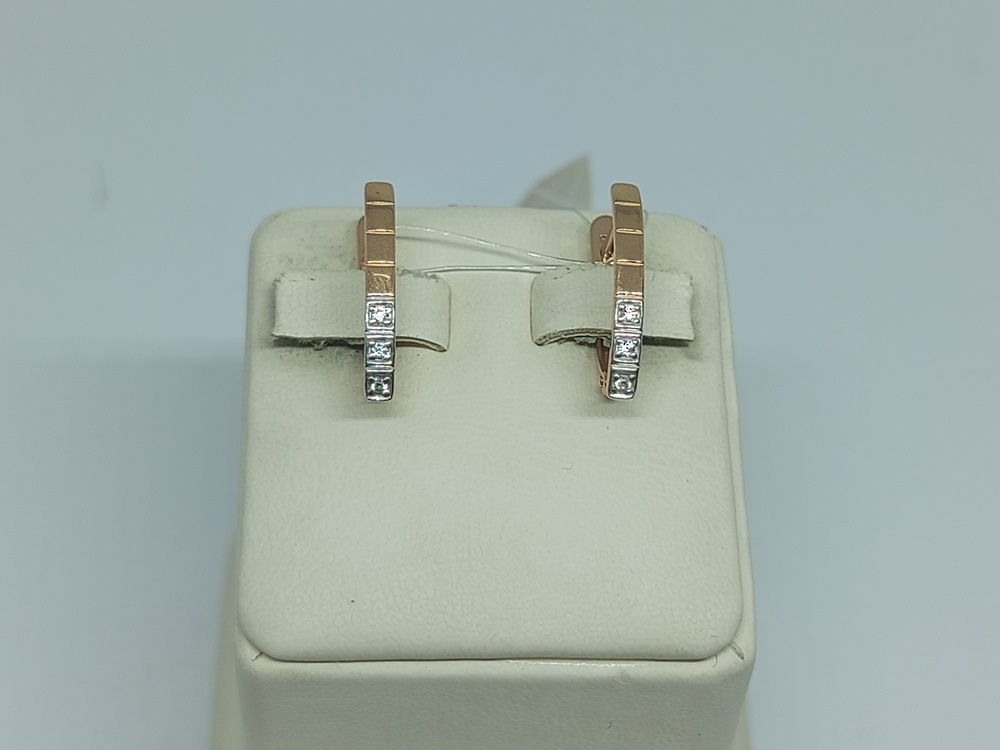 СЕРЬГИ С КАМНЯМИ (Au 585)