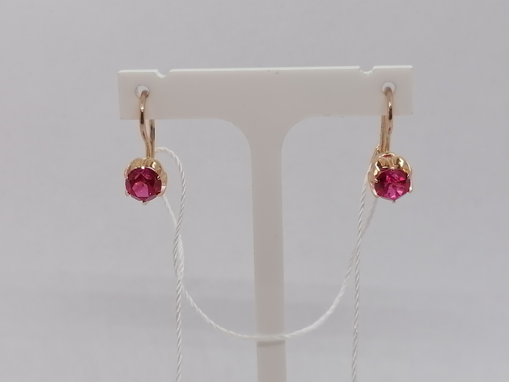 СЕРЬГИ С ПЕТЕЛЬКОЙ (Au 585)