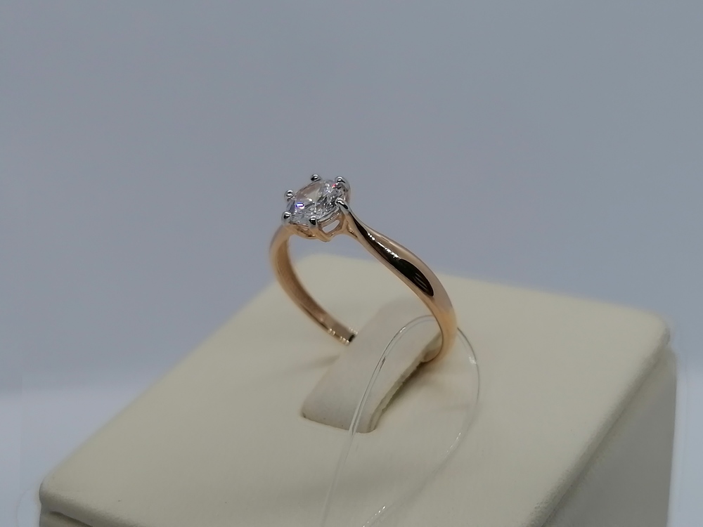 КОЛЬЦО С КАМНЕМ (Au 585)