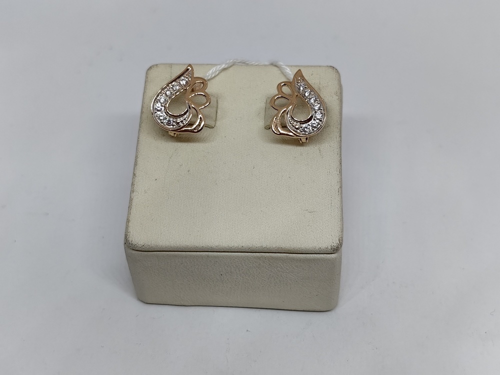 СЕРЬГИ С КАМНЯМИ (Au 585)