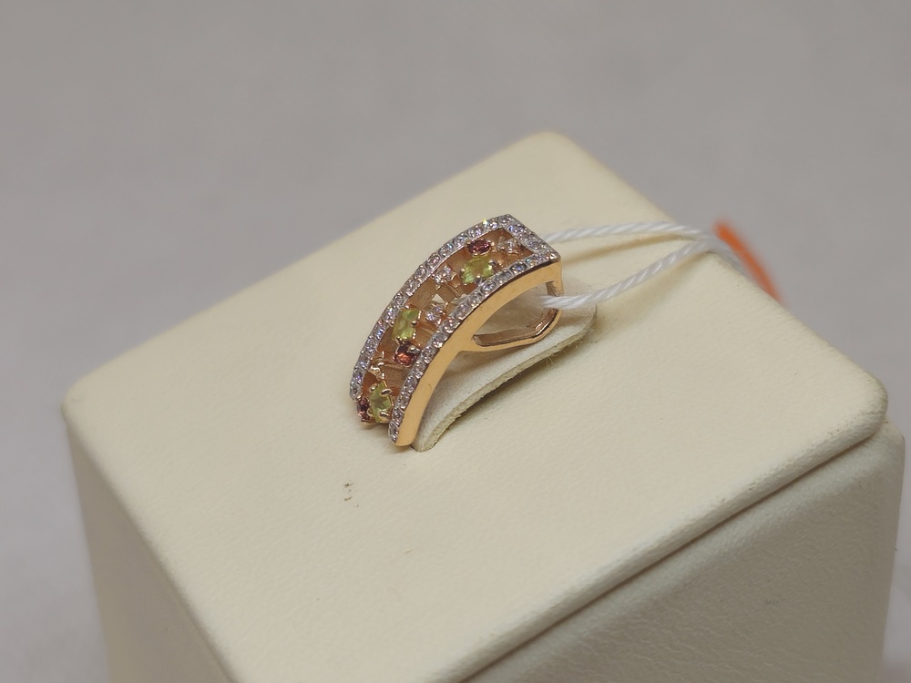 ПОДВЕСКА С КАМНЯМИ (Au 585)