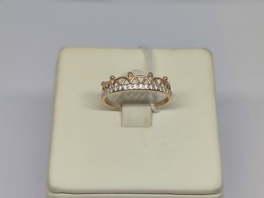 КОЛКМИ585 КОЛЬЦО С КАМНЯМИ (Au 585)