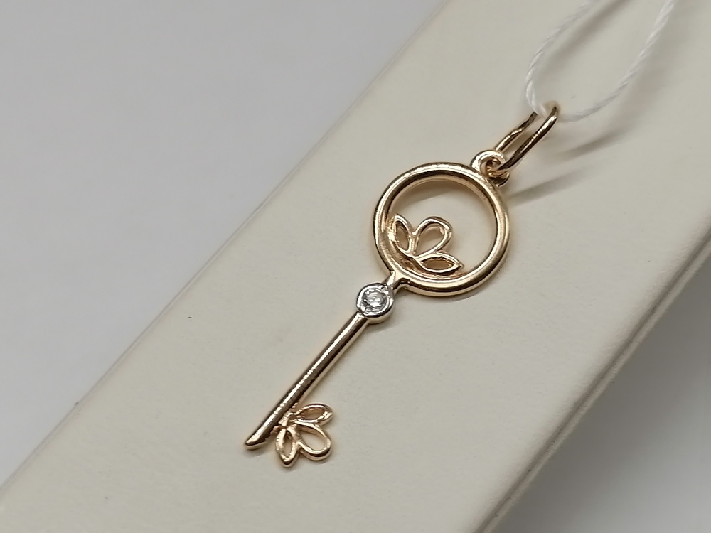 ПОДВЕСКА С КАМНЕМ (Au 585)